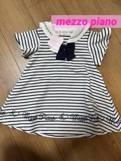 新品♡mezzo piano♡セーラーワンピース♡90cm