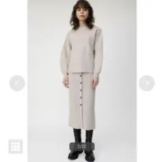 セットアップ　BUTTON UP ニットスカート＋ニット