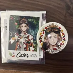 ツイステ展 ケイト・ダイヤモンド ステッカーカード 缶バッジ