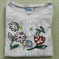 プチバトー　花柄 Tシャツ☆5ans 110cm