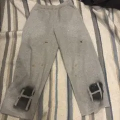 グレー スウェットパンツ ユニクロC リメイク