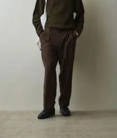 【steven alan】タックワイド スラックス NEAT comoli