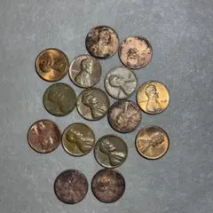 アメリカ リンカーン・セント硬貨 4枚セット - メルカリ