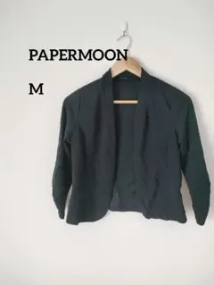 レディース 黒 カーディガン 七分袖 【M】 ドレス羽織 薄手 羽織 ジャケット