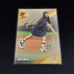 小川 彩 200枚限定　始球式カード2025bbm FUSION