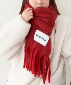 定価3960円　新品タグ付　【RAY CASSIN】デカネームマフラー