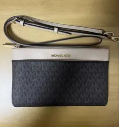 MICHAEL KORS クラッチバッグ ブラウン/ベージュ