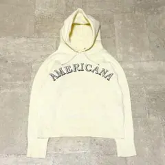 アメリカーナ パーカー ロゴパーカー フーディー オフホワイト