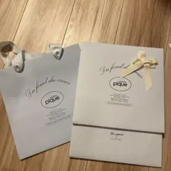 gelato pique ギフト袋 ギフトBOX白色リボン付き