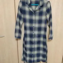 未使用CHIP CLIP チェック柄 シャツワンピース長袖 Mサイズ