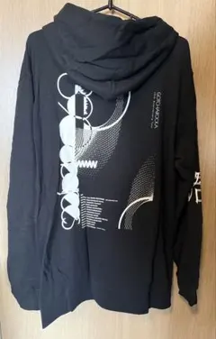 GOTCHAROCKA 390 degrees XL ブラックフーディ