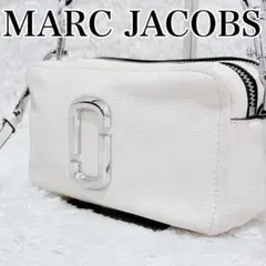 【人気】MARC JACOBS スナップショット ショルダーバッグ ホワイト