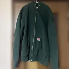 BEN DAVIS ダークグリーン フルジップパーカー XL