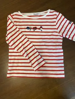 familiar ファミリア 110 ロンＴ キッズ ボーダー