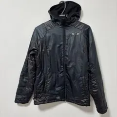 オークリー　スカル　中綿ジャケット　パーカー　ブラック　M ゴルフ　ポリエステル