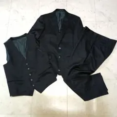 美品 ゼニア生地 スリーピーススーツ ダークグレー M相当 - メルカリ