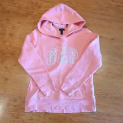 ⭐️GAPフーディー　人気ワッペンロゴXS y2k平成ギャルピンク