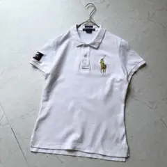 RALPH LAUREN ポロシャツ ビックポニー y2k L ホワイトのサムネイル