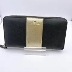 【kate spade new york】長財布 ラウンドファスナー ブラックのサムネイル