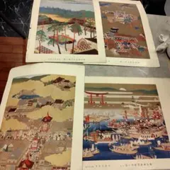 長崎版画 横濱版画 長崎絵 アンティーク レトロ 日本通運 - メルカリ