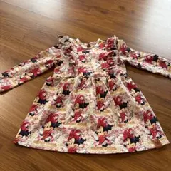 ハンドメイド　唯一無二商品　ミニーマウス ワンピース 95cm