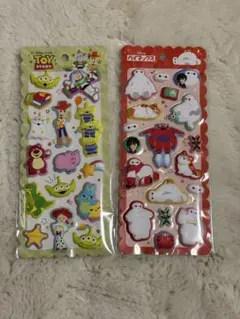 マシュマロシール　ディズニー　ベイマックス　トイストーリー