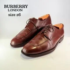 BURBERRY LONDON ビジネスシューズ（26）ノバチェック　Uチップ