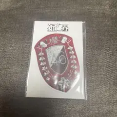 櫻坂46 衣装エンブレムステッカー　新せ界　As you know?