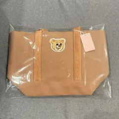 オールドテディ ワッペントートバッグ ベージュ LOVERARY フェイラー