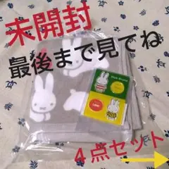 99 ミッフィー タオル・アクリルフィギュア・クッション・ぬいぐるみ 4点セット