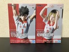 ハイキュー!! ポージングフィギュア 音駒高校 孤爪研磨・黒尾鉄朗　2種セット