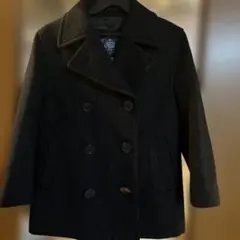 J.PRESS ネイビー　ウール　コート ピーコート　110cm
