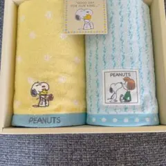スヌーピータオルセット 2枚入り 34x35cmのサムネイル