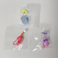 ピクミン　マスコット&フルーツグミ2 キーホルダー　赤 氷 ピンク