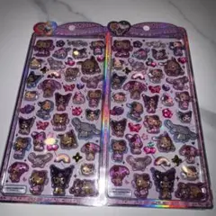 日焼けキティ うるちゅるポップシール 2枚セット