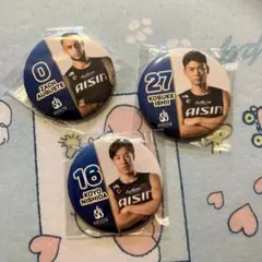 シーホース三河　缶バッジセット