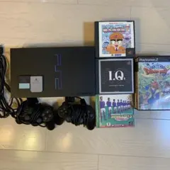 【値下げ】プレイステーション2本体+コントローラー2個+ソフト16本+カード2枚