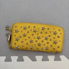 JIMMY CHOO ジミーチュウ 長財布 スタースタッズ イエロー 折り財布のサムネイル
