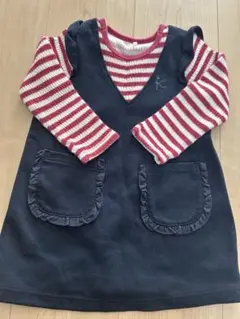 組曲　ワンピース 重ね着風 80〜90