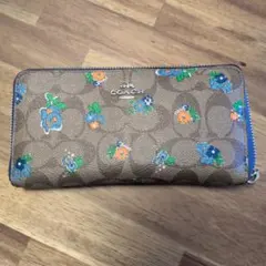 【最終値下げ】COACH コーチ フラワープリント 花柄 長財布