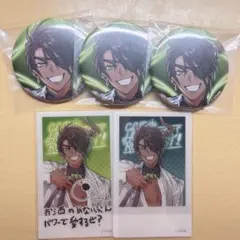 ホロスタ　ホロスターズ　荒咬オウガ　チェキ　缶バッジ　AGF