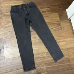 メンズ　ブラックデニムパンツ　Lサイズ
