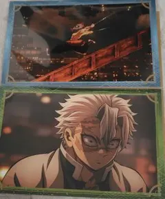 鬼滅の刃 　ポストカードコレクション　不死川実弥　嘴平伊之助