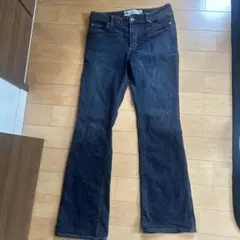 GAP ブーツカットデニム 8レギュラー ダークブルー ローウエスト