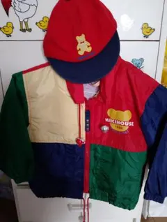 mikihouse　ジャンバー+帽子のサムネイル
