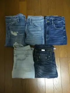 American Eagle スキニーデニム 6本セット ヤリラフィーのサムネイル