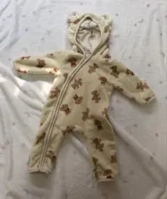ロンパース アウター クマ柄