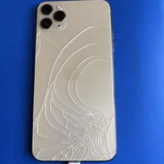 iPhone 11 Pro ゴールド 画面割れ　ジャンク品
