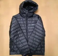 着画あり　Patagonia ダウンセーターフーディー　ブラック　M
