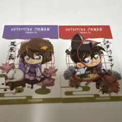 【名探偵コナン】大阪城本陣 購入特典 クリアフィルム コナン＆灰原 戦国